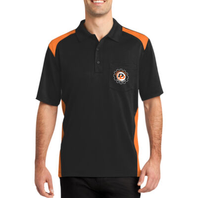 Double Decker Auto - Select Snag Proof Two Way Colorblock Pocket Polo Thumbnail