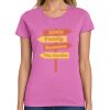 Ladies Heavy Cotton 100% Cotton T Shirt Thumbnail