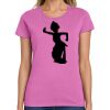 Ladies Heavy Cotton 100% Cotton T Shirt Thumbnail