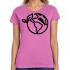 Ladies Heavy Cotton 100% Cotton T Shirt Thumbnail