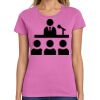 Ladies Heavy Cotton 100% Cotton T Shirt Thumbnail