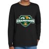 Youth Heavy Cotton 100% Cotton Long Sleeve T Shirt Thumbnail