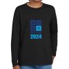 Youth Heavy Cotton 100% Cotton Long Sleeve T Shirt Thumbnail