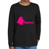 Youth Heavy Cotton 100% Cotton Long Sleeve T Shirt Thumbnail