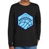 Youth Heavy Cotton 100% Cotton Long Sleeve T Shirt Thumbnail
